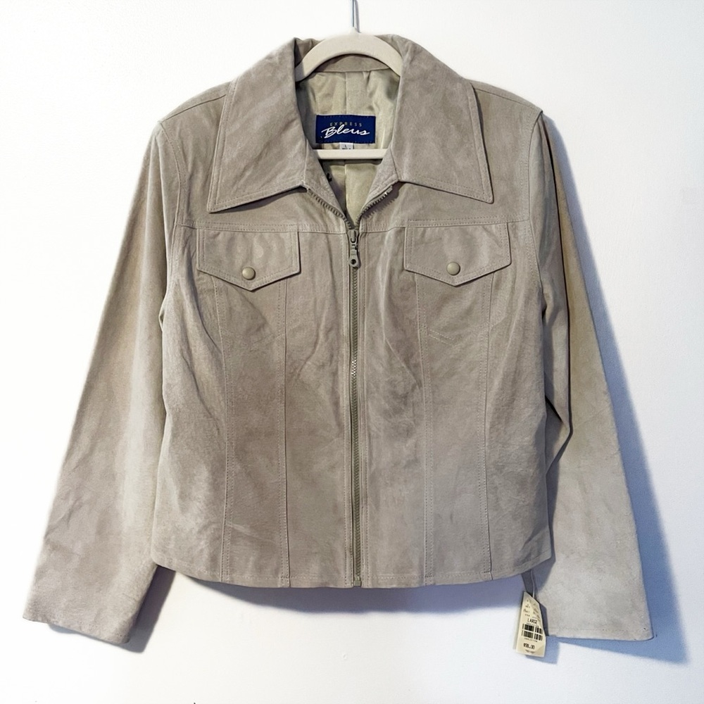 Vintage | Express | Suede Jacket Express Bleus